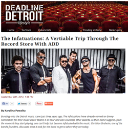 The Infatuations Featured in Deadline Detroit